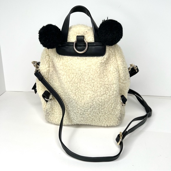 Shearling Panda Backpack - Picture 2 of 4